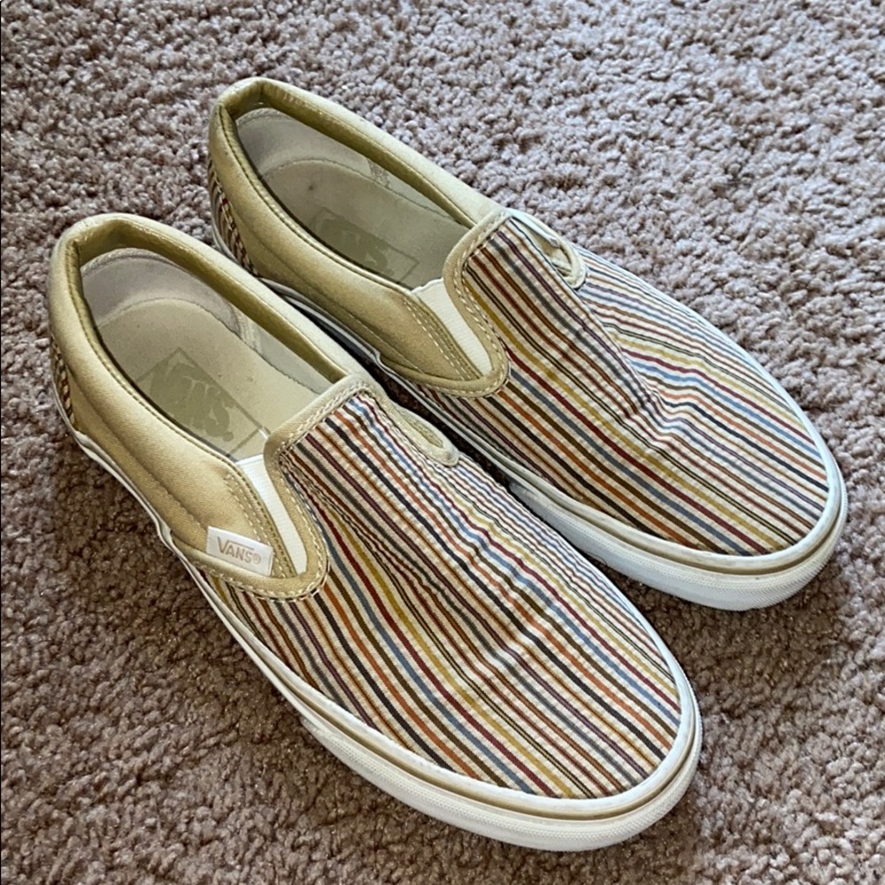 Vintage striped vans